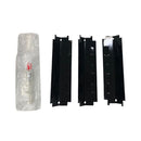 3-Pack Grill Heating Plates Black