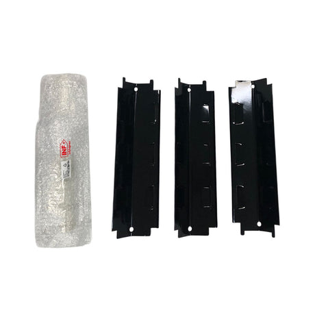 3-Pack Grill Heating Plates Black