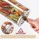 2-Piece Rolling Grill Baskets Stainless Steel for Vegetables Fish and Outdoor Grilling