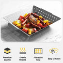 Stainless Steel Grill Pan Vegetable Grill Basket FLYE1392