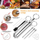 Stainless Steel Meat Injector Marinade Injector for Grilling Yellow