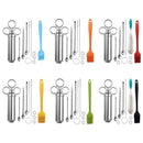 Stainless Steel Meat Injector Marinade Injector for Grilling Yellow