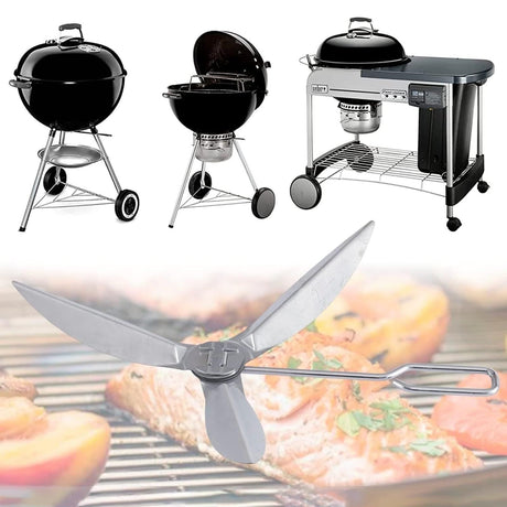 One-Touch Cleaning System Kit 7444 Compatible with Weber Kettle Grill, 22.5 Inch