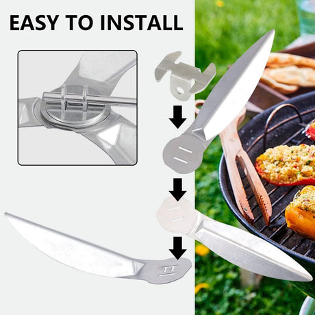 One-Touch Cleaning System Kit 7444 Compatible with Weber Kettle Grill, 22.5 Inch