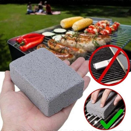 4-Pack Grill Cleaning Stone Blocks for BBQ Grill Plate and Flat Top