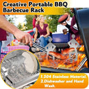 3-Piece Hot Dog Grill Tool Set with Grill Fork for Camping and Picnics