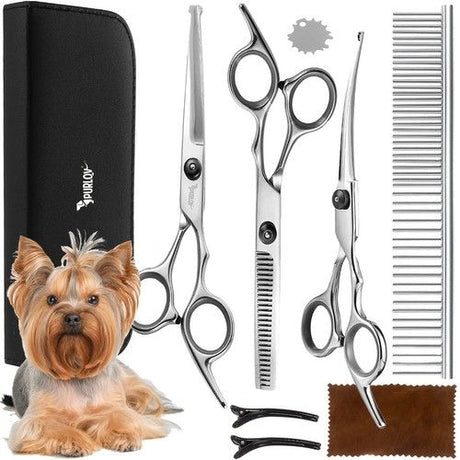 Dog Grooming Scissors Trimmer Kit