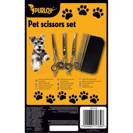 Dog Grooming Scissors Trimmer Kit