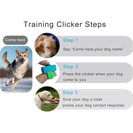 7-Pack Dog Training Clickers for Dogs and Cats