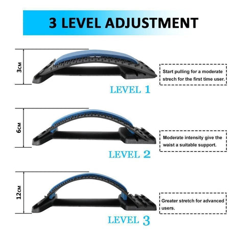 Back Stretcher Fitness Equipment Blue