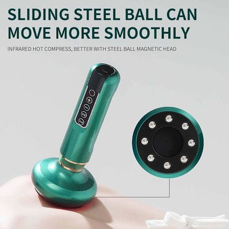 Anti Cellulite Massage Cupping Massager 12 Levels for Belly and Thighs Gray