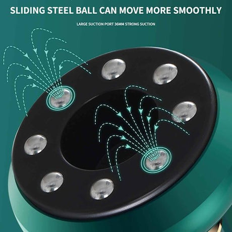 Anti Cellulite Massage Cupping Massager 12 Levels for Belly and Thighs White