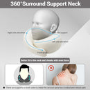 Travel Neck Pillow U-Shaped Memory Cotton for Airplane Sleep and Neck Support Pink