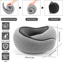 Travel Neck Pillow U-Shaped Memory Cotton for Airplane Sleep and Neck Support Pink