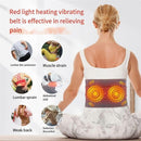 Rechargeable Heating Massage Belt with Warm Compress and Red Light