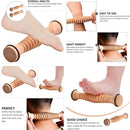 Wooden Foot Massage Roller for Reflexology and Acupressure
