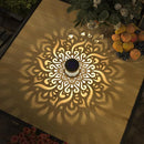 1-Piece Solar Garden Wall Light for Fence and Patio Warm White