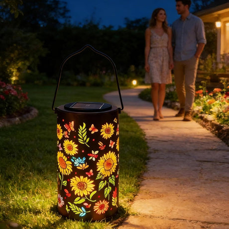 Solar Garden Lights Weatherproof LED Lighting for Backyard Patio Balcony Path and Garage