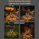 Solar Garden Lights Weatherproof LED Lighting for Backyard Patio Balcony Path and Garage