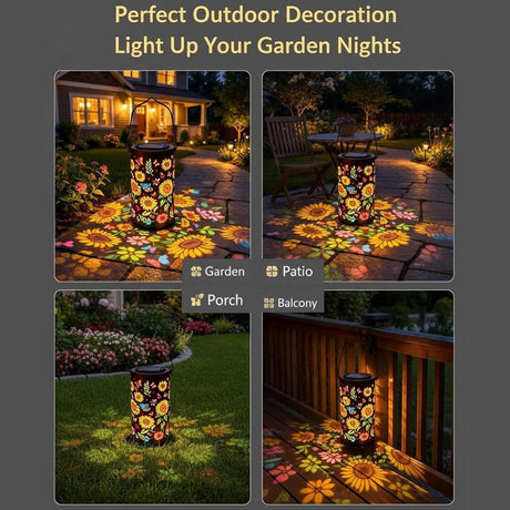 Solar Garden Lights Weatherproof LED Lighting for Backyard Patio Balcony Path and Garage