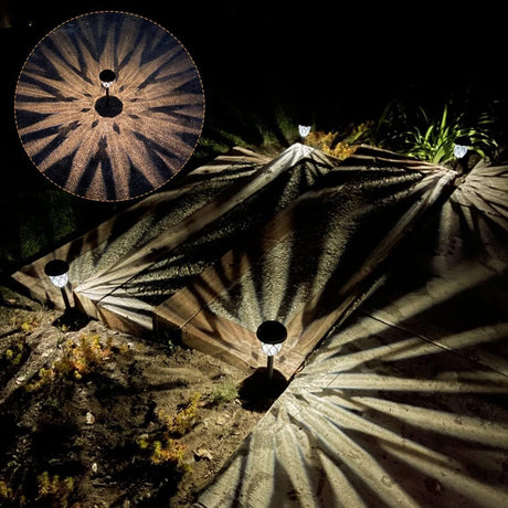 6-Pack Solar Garden Lights Waterproof LED Path Lights