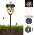 6-Pack Solar Garden Lights Waterproof LED Path Lights