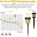 6-Pack Solar Garden Lights Waterproof LED Path Lights