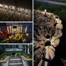 6-Pack Solar Garden Lights Waterproof LED Path Lights