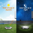 8-Pack Solar Garden Lights IP65 Waterproof 6000K Cool White Landscape Lighting