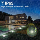 8-Pack Solar Garden Lights IP65 Waterproof 6000K Cool White Landscape Lighting