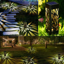 6-Pack Solar Garden Lights Waterproof Warm White LED Outdoor Lights Black Shell