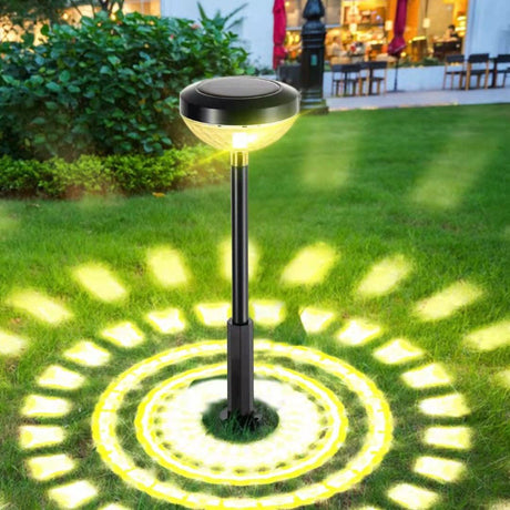 2-Piece Solar Garden Lights for Outdoor Use