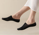 4 Pairs of Cooling Socks for Women | Invisible Socks | Fabric Socks | Soft & Lightweight | Boat Socks | Size 36-42 | Black