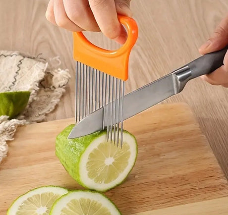 Onion Comb | Onion Slicer | Onion Slicer | Vegetable Slicer | Onion Cutting Aid | Orange