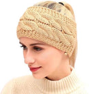 Warm Headband | Winter Headband | Women's Headband | Knitted Headband | Ear Warmer | Headband Ear Warmers | Beige