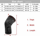 Compression Knee Brace | Knee Support | Knee Protector | Knee Bandage | Knee Support | 1 Piece | Black Green | Size M
