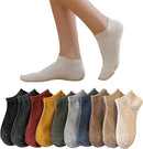 10 pairs of women's sports socks - cotton ankle socks - low socks for women - invisible socks