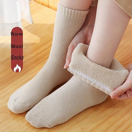 Warm winter socks for women - pack of 5 Pairs Thick Winter Socks - Thermal Men's Socks - extra thick warm socks - perfect birthday or Christmas gift - Non-slip Heel - sizes 35-42