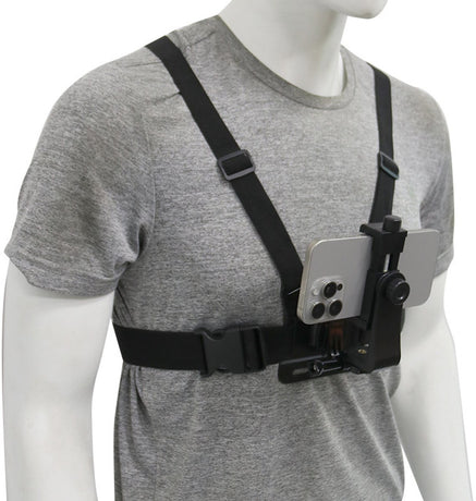 Chest Strap for Camera/Phone – First Perspective, Outdoor/Cycling