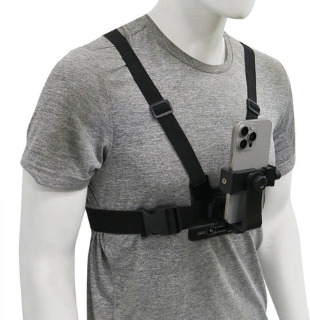 Chest Strap for Camera/Phone – First Perspective, Outdoor/Cycling