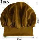 1 Silk sleep cap - men's sleep cap-satin sleep cap- men's hat-Sleep cap - Breathable hair accessory for curly hair - Silk sleep cap