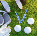 Plastic Golf Tees 100-piece – Blue, 68mm, random color – Golf accessories – Golf set – Golf tee
