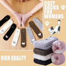 Warm Winter Socks Ladies - Set of 5 Pairs - Ladies Plush Socks - Women's Socks - House Socks - Sleep Socks - Fluffy Socks - Cat Claw - Cute Animal Socks - Birthday - Mother's Day - Gift for Woman - Thick/ Warming/ Comfortable - Christmas Gift