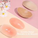 Premium Self-Adhesive Shoulder Pads - 4 Pairs - Reusable - Shoulder Pads for Women's Clothing - Shoulder Pads for Clothing - Shoulder Pads - Silicone Shoulder Pads for Dresses - Breathable - Non-Slip Shoulder Height Enhancer