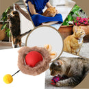 Electric Cat Ball Toy - Interactive Cat Toy - Automatic Rolling Smart Cat Toy for Cats - Dog Toys - Interactive Cat Play Ball - Pet Toys - Fast Rolling on Carpet, for Interactive Indoor Play