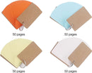 Index Cards - 4 Colors - Flashcards - Flashcards - Vocabulary Cards - Lined - Colorful Learning Cards - Flashcards 200 Pieces - Learning Vocabulary with Rings - Learning Cards - For On the Go - Learning Notes - School Supplies - Home - Office