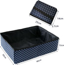 Litter Box - Portable Litter Box - Litter Boxes - 40 x 30 x 13 Cm - Foldable - Travel Litter Box - Waterproof & Non-Slip - Cat Toilet for Going Out - Travel - Durable - Easy to Clean