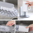 Rinse Brush - Glass Rinse Brush - Beer Glass Cleaner - For Glasses And Cutlery - Brush Cleaner - With Suction Foot - Dish Brush For Glasses - Cups - Mugs - Wine Glasses - Beer Glasses - Bar - Handy Kitchen Tools - For Cups, Mugs Or Glasses
