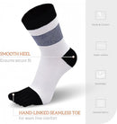Toe Socks - 5 Pairs of Toe Socks - Yoga Socks - Toe Socks - Smooth Toe Seam - No Annoying Seams - Runner Toe Socks - Flip-Flop Socks - Breathable - Absorbs Sweat and Deodorizes - Stripe