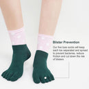 Toe Socks 5 Pairs - Toe Socks - Women's - Cotton - Yoga Socks - Smooth Toe Seam - No Annoying Seams - Runner Toe Socks - Flip-Flop Socks - Toe Socks - Toe Socks - Toesocks - Ladies - Antibacterial - Breathable - Comfortable Socks